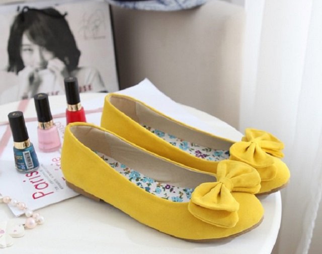 балетки з круглим носом