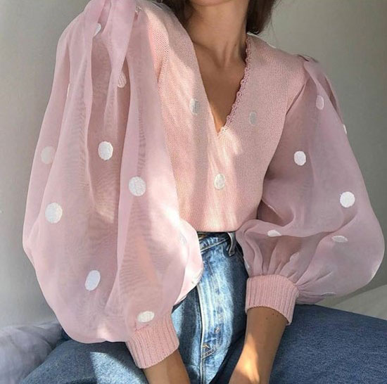 пишні рукави на блузі