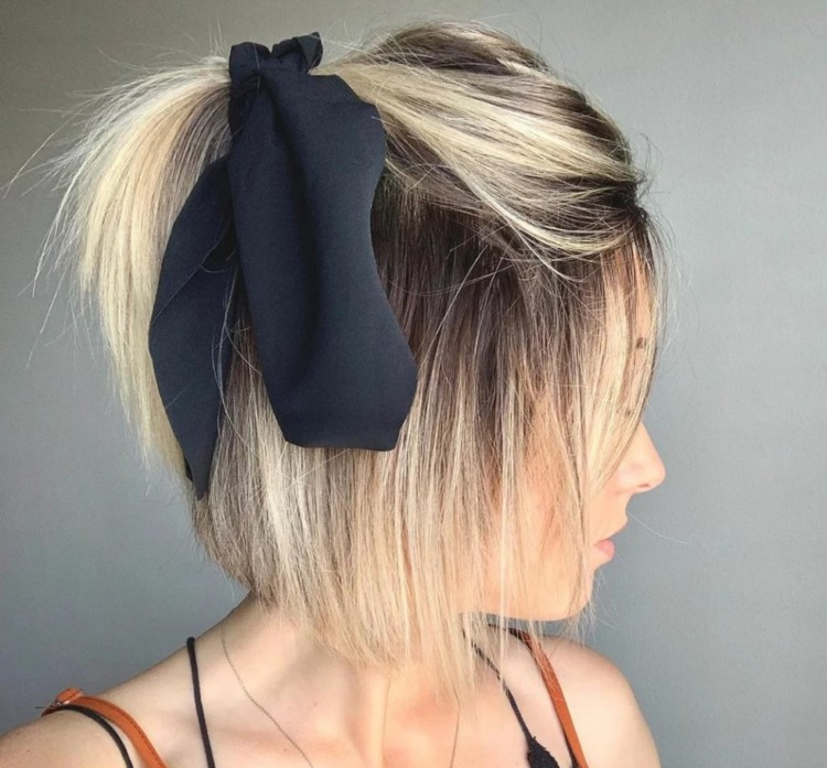 хвостик для короткого волосся