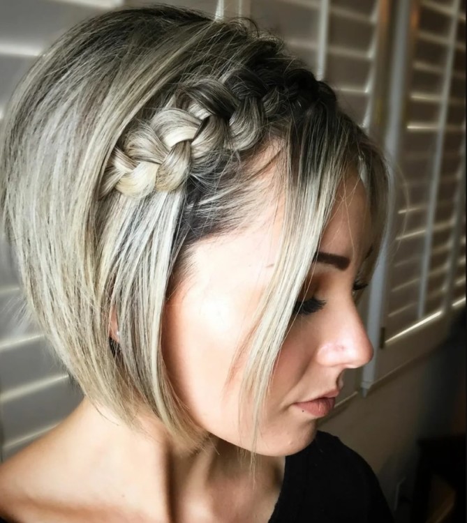 плетіння на коротке волосся