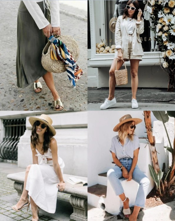 Солом'яні капелюхи і плетені сумки