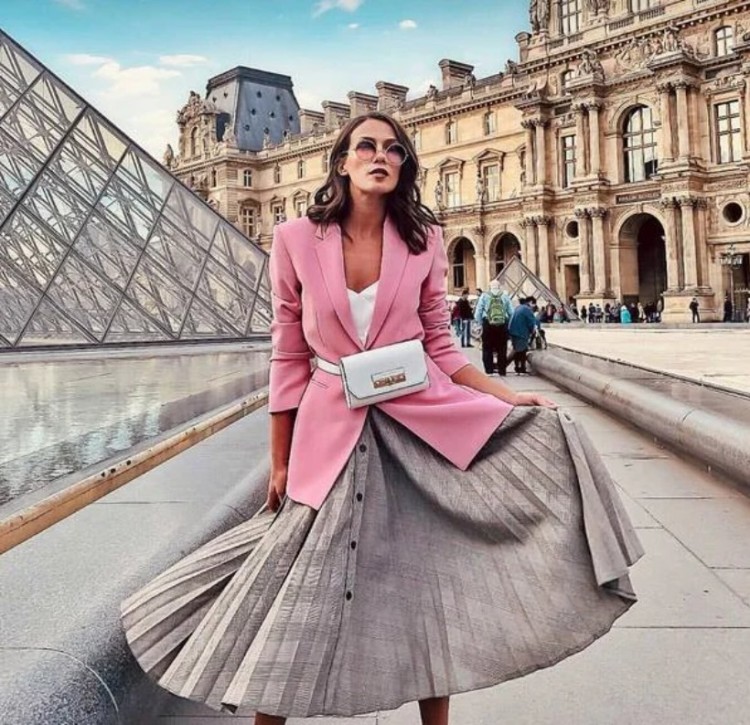 Спідниця-плісе на ґудзиках