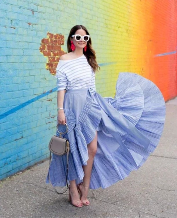 Спідниця з воланами