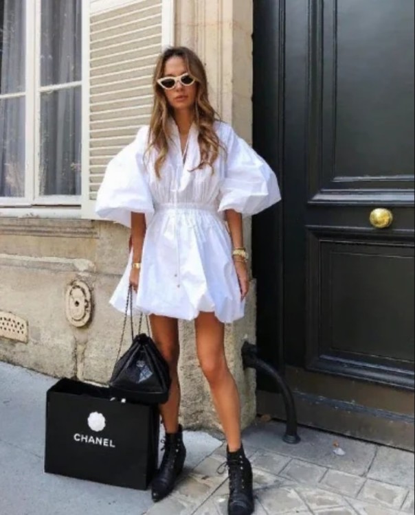 сукні з об'ємними рукавами