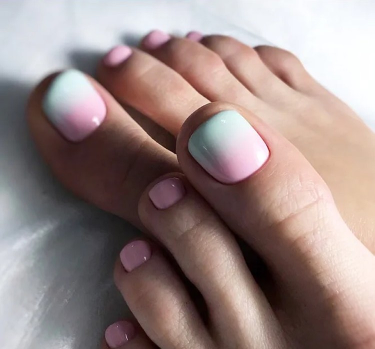 омбре в пастельних тонах