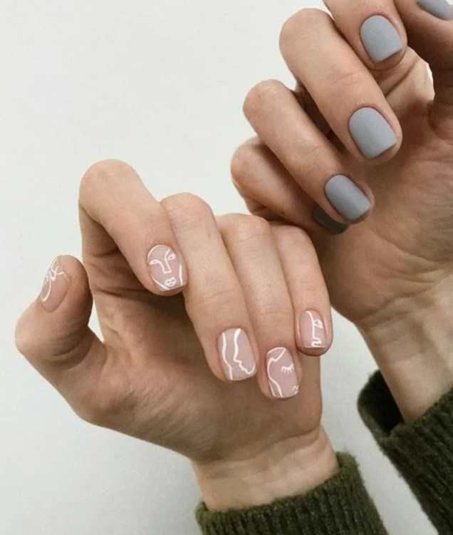 подвійний манікюр