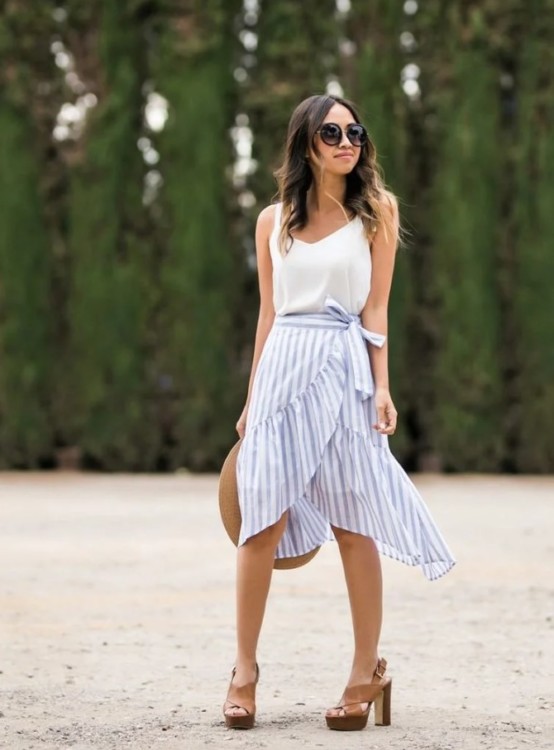 спідниця з запахом