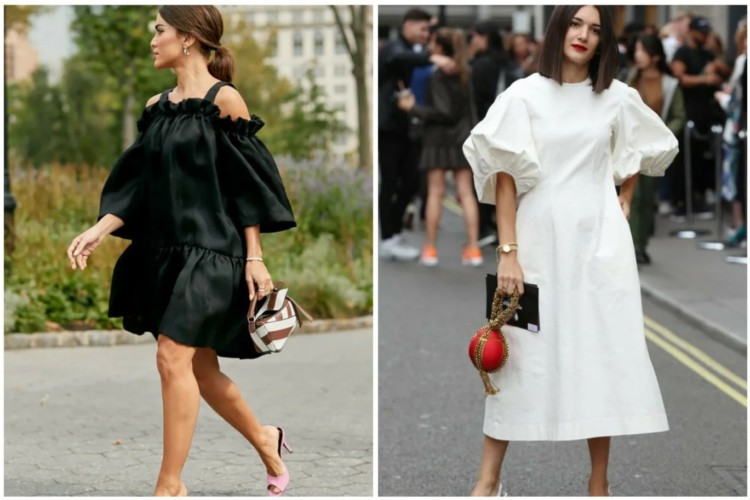 сукні з об'ємними рукавами