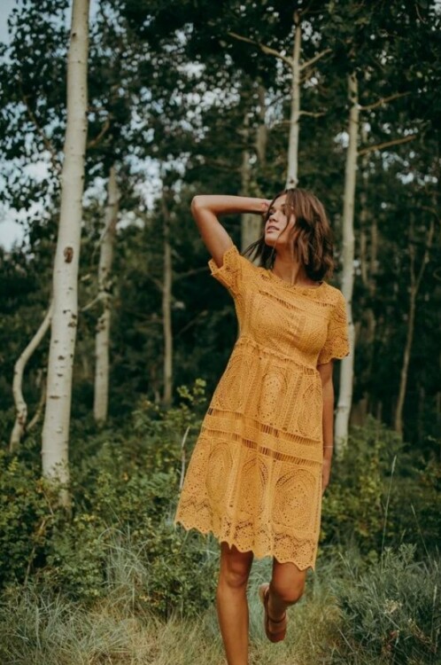 ажурна літня сукня