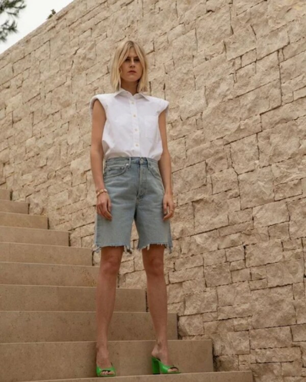 джинсові шорти бермуди