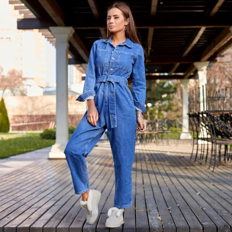 джинсовий комбінезон