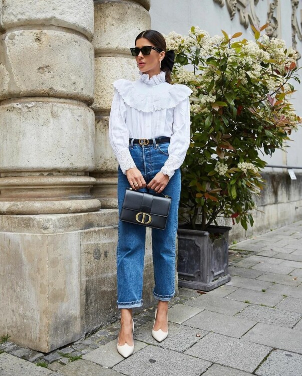 джинси з білою сорочкою 3