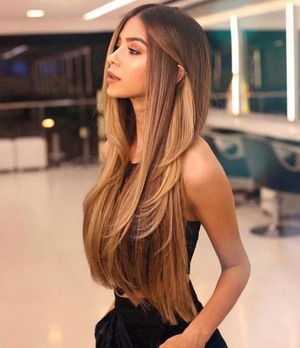 каскад на довге волосся