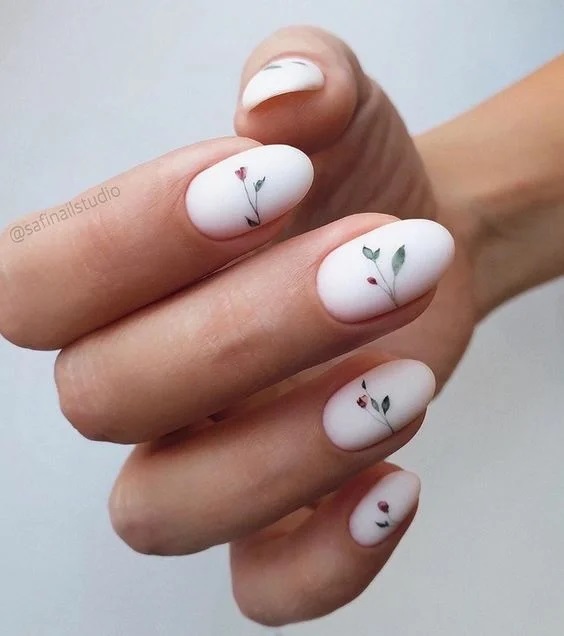 манікюр з гілочками 2