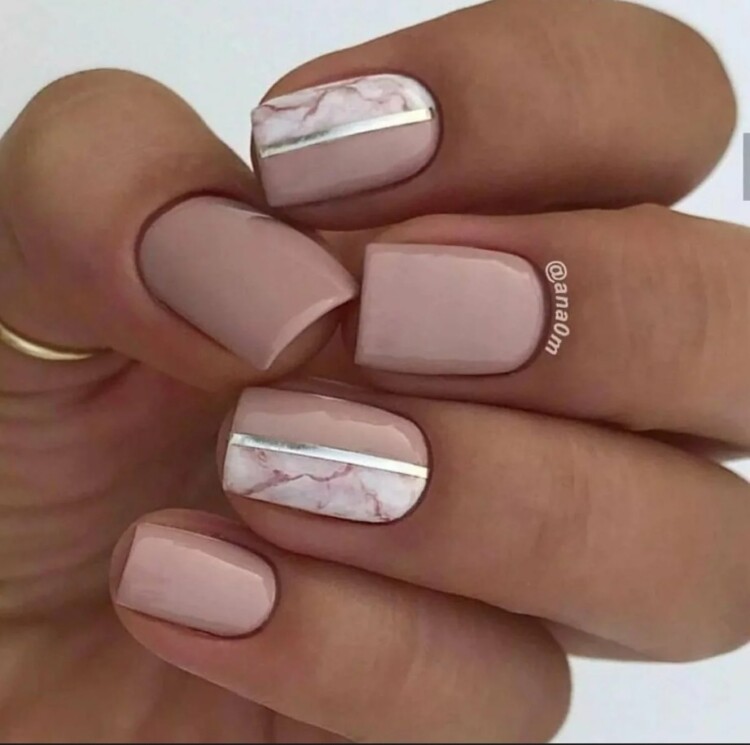 мармуровий манікюр 3