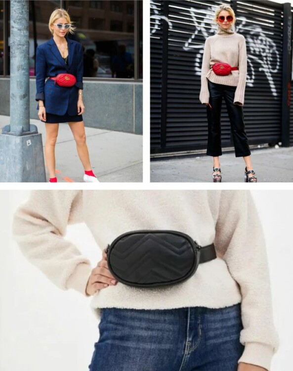 овальна поясна сумка