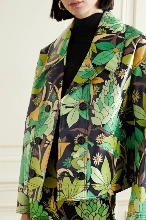 тропічний принт - зелені відтінки