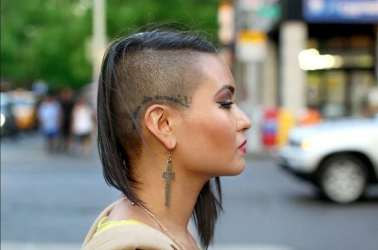 виголені скроні