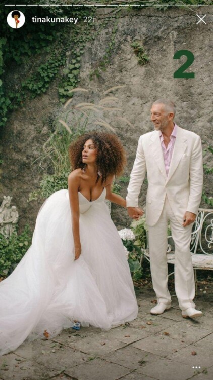 Венсан Кассель, Тіна Кунакі