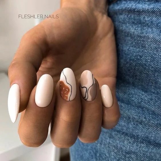 абстрактний манікюр 1