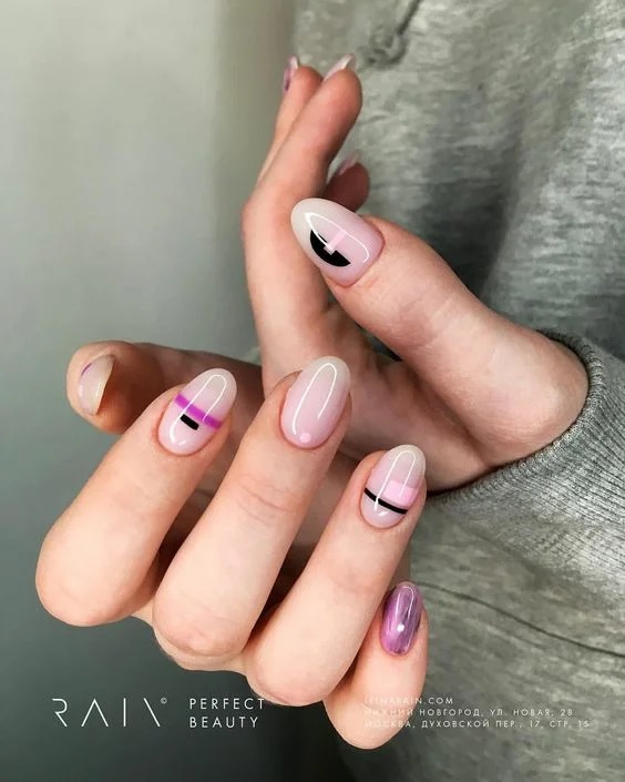 абстрактний манікюр 2