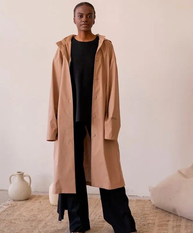 бежеве пальто - дощовик