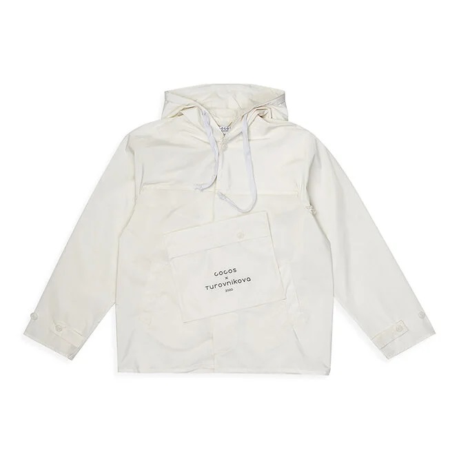 білий анорак