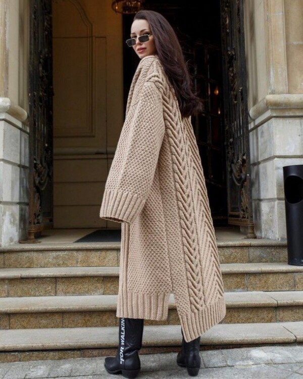 кардиган-пальто