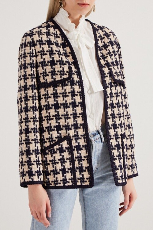 кардиган в клітинку