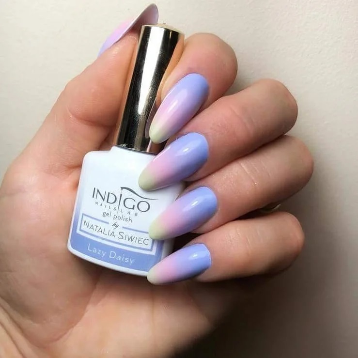 омбре лавандового кольору