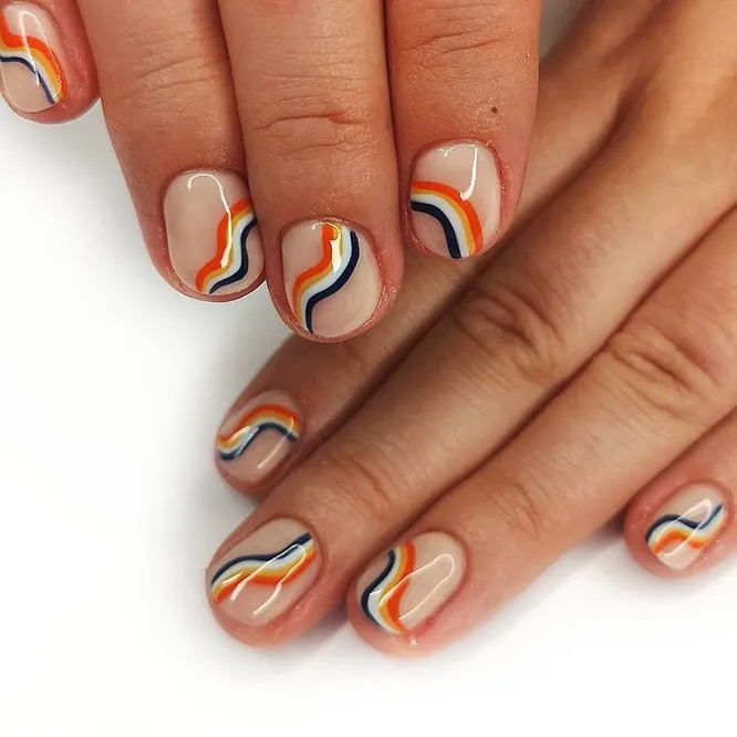 ретро стиль в манікюрі