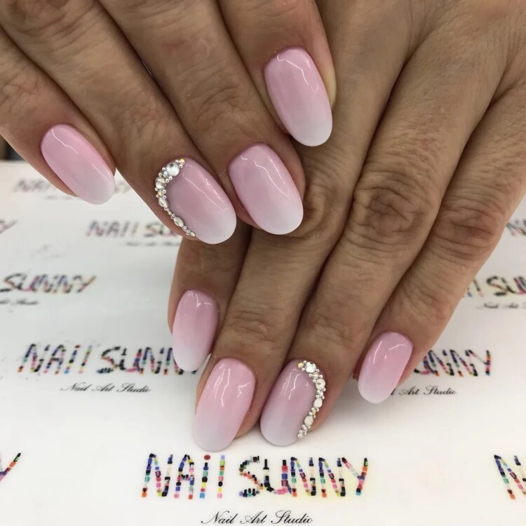 рожеве омбре