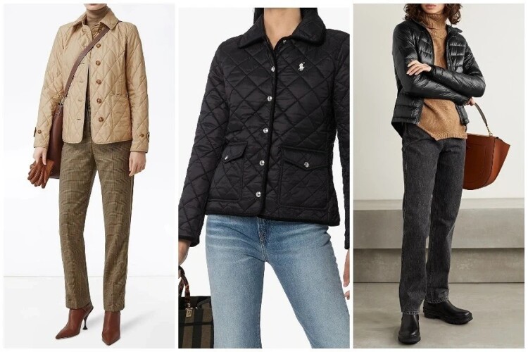 стьобані куртки