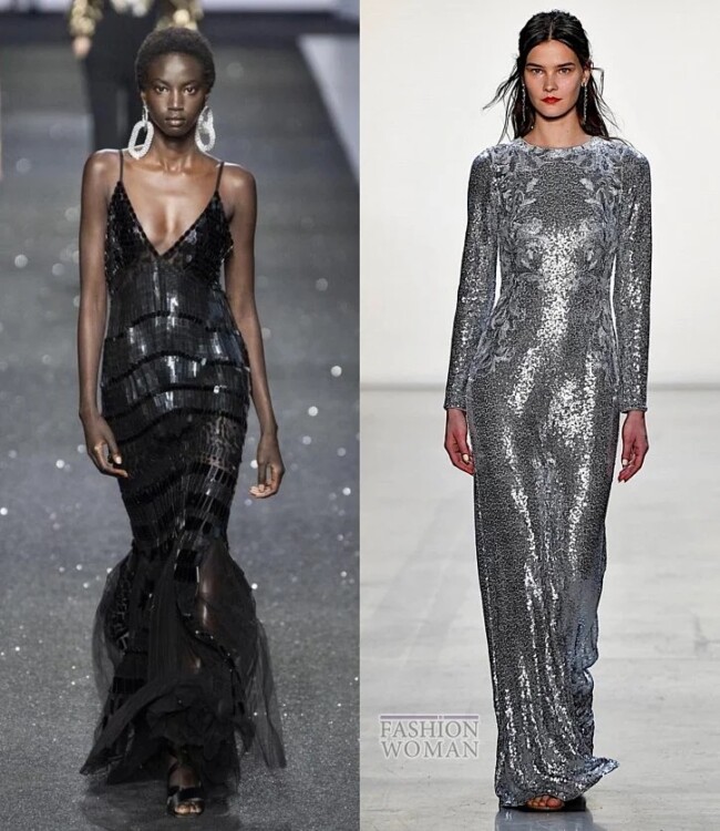 сукні з паєтками