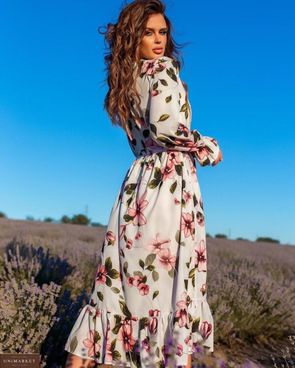 сукня з квітковим принтом
