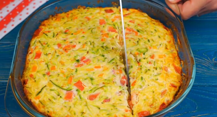 запіканка з кабачків та фаршу