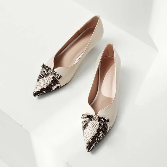 балетки з тваринним принтом