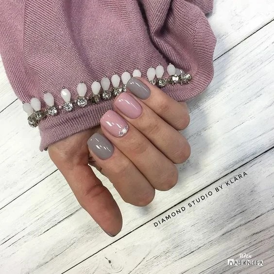 комбінований манікюр