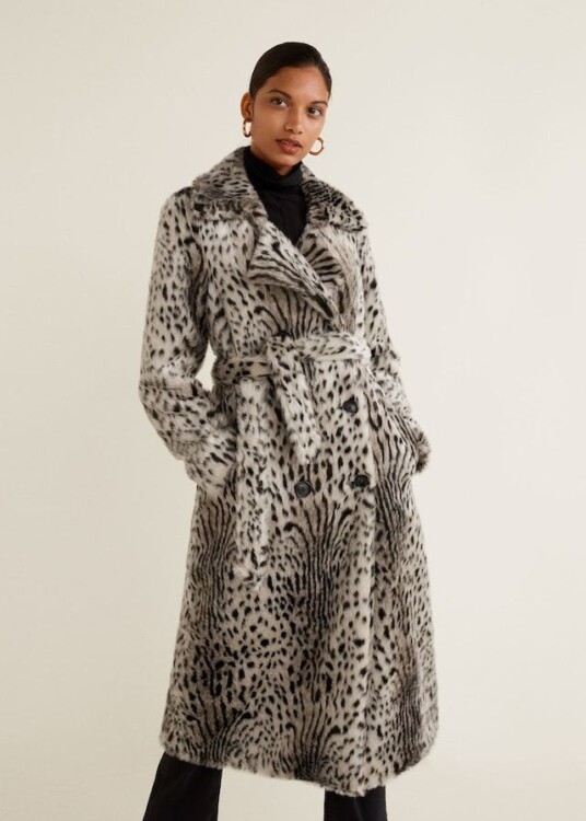 пальто з дизайнерським принтом