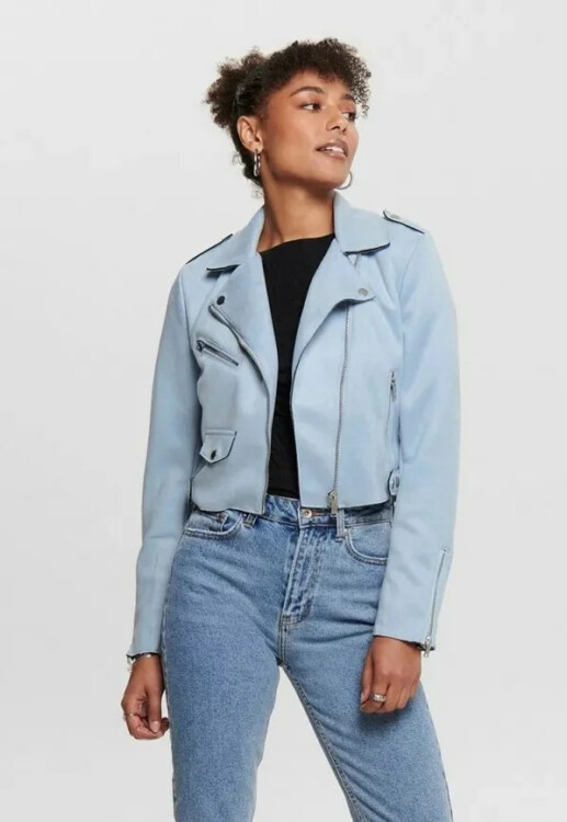 куртки ніжно-блакитного кольору