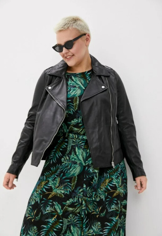 шкіряні куртки оверсайз