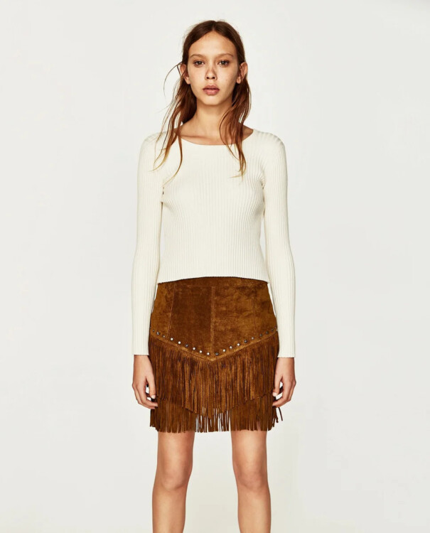 спідниця з бахромою