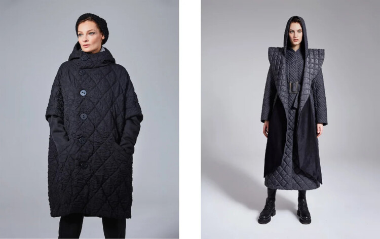 стьобані пальта