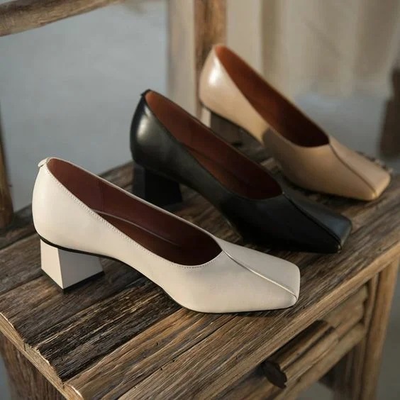 туфлі з квадратним носком