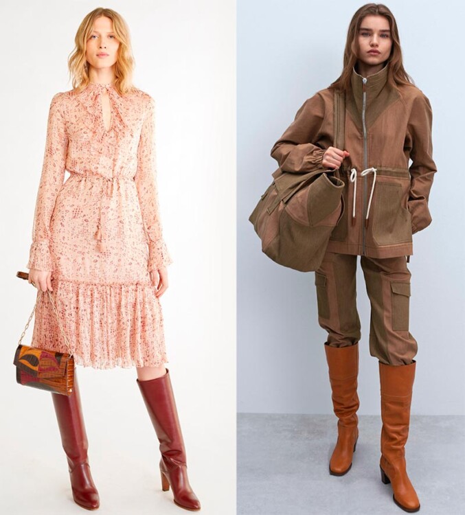 високі чоботи