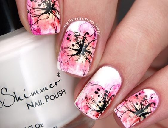 Modnyi akvarelnyi manikiur 2023 6